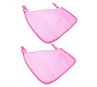 UTHCLO 2pcs Stroller Side Sling Storage Bag Portable Mesh Organizer for Diapers Bottles and Pacifiers Strap Lightweight Design for Parents The Go