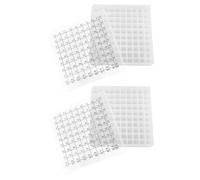 UTHCLO 2pcs Test Tube Storage Box Lab Freezer Box with Lid Plastic Reusable Multigrid Design 100 Slots Categorized Storage Suitable for 1.8ml 2ml 5ml 10ml Tubes for Laboratories