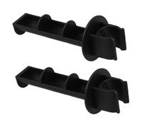 UTHCLO 2pcs Toilet Paper Holder for Commode Chair Bar Tissue Dispenser for Seniors Nursing Patients Easy Installation Accessible Bathroom Roll Holders