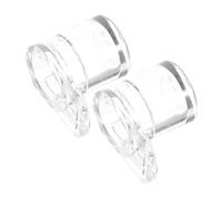 UTHCLO 2Pcs Transparent Ant Water Cups and Reptile Water Bowls Clean Drinking Dispensers for Ants Bearded Dragons Tortoises and Small Pets Effortless Maintenance and Consistent Hydration