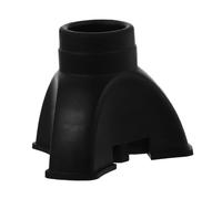 UTHCLO 2Pcs Triangular Anti-Skid Rubber Trekking Cane Tips with Core Walking Stick Replacement Covers for Hiking Poles Stable Outdoor Crutch Ferrules for All Terrain Safety