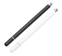 UTHCLO 2pcs Universal Capacitive Stylus Pens for Touch Screens, Precision Tablet and Smartphone Screen Touch Pens with Magnetic Dual-Use Design, White and Black