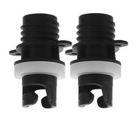 UTHCLO 2pcs Valve Converter Air Pump Adapter Black Pvc Wear Resistant Material Air Tightness Precision Engineering for Inflatable Devices Paddle Board by The Sea Outdoor Adventures