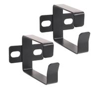 UTHCLO 2pcs Vertical Cable Management Hook for Server Racks and Cabinets with Arcshaped Channels and Secure Snaps Metal Modular Design for Clean Cable Routing in Music Studio