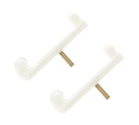 UTHCLO 2pcs Violin Shoulder Pads Ergonomic Design Adjustable Length and Position Latex Material with Shoulder Screw Beautiful Appearance Simple and Generous Style