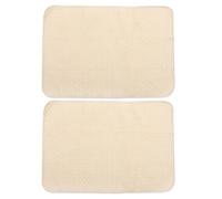 UTHCLO 2Pcs Washable Dog Pee Pad Pet Pee Pad Reusable Cotton Mat for Dog Cage and Hotel Room