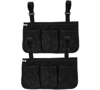 UTHCLO 2pcs Wheelchair Armrest Bag Side Bag Oxford Cloth Sturdy Storage Organizer with Enough Capacity for Everyday Necessities Suitable for Outdoor Use by Elderly and Injured People