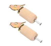 UTHCLO 2pcs Wooden Bird Whistle for Hand Twist Mechanism Authentic Bird Call Sounds Educational Outdoor and Training