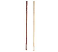 UTHCLO 2pcs Wooden Flute Cleaning Stick for Wind Instruments Gentle Solid Wood Rods for Flute Clarinet Care Deep Crevice Wiping Instrument Preservation Before Performance