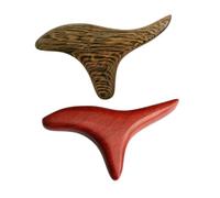 UTHCLO 2Pcs Wooden Massage Sticks Ergonomic Body Massagers for Neck Back Feet Arms Relief Manual Reflexology Tool Portable and