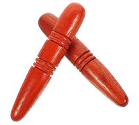 UTHCLO 2Pcs Wooden Massage Sticks Traditional Thai Foot Reflexology Tools for Lightweight and Portable Massage Stick Roller for Relaxation and Circulation