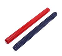 UTHCLO 2pcs Wooden Rhythm Sticks for Early Educational Music Smooth Percussion Instruments for Creative Rhythm Learning in Kindergarten Red Blue