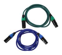 UTHCLO 2pcs Xlr Microphone Cable Cord Male to Female Balanced Audio Studio Recording Mixing Instrument Cable for Mic Speaker Connection