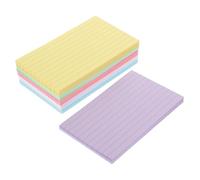 UTHCLO 300 Sheets Ruled Index Cards Memo Flash Cards for Office Study Note Taking to-do List Reminder Tags with Six