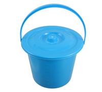 UTHCLO 3000ml Portable Urinal Pot with Handle and Lid, Leakproof Thick Hard Plastic Urine Container with Scale for Seniors, Suitable for Hospital and Car Use, Blue Commode Bucket