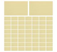 UTHCLO 300pcs Yellow Ruled Index Cards for Note Taking and Organizing Portable 3x5 Inch Paper Study Cards with Lined Sheets for School Students and Revision