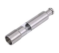 UTHCLO 304 Stainless Steel Manual Pepper Mill Grinder, Kitchen Peppercorn Grinding Tool for Home Cooking, Handheld Silver Spice Mill Suitable for Dining and Food Preparation