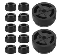 UTHCLO 30pcs Anti Vibration Rubber Isolation Pads for Amplifier Speaker Cabinet, Shock Absorbing Audio Equipment Feet, Sound Proof Levelling Feet for Home Subwoofer and Stereo Receiver