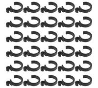 UTHCLO 30pcs Brake Cable Clips for Wheelchair and Rollator Small Black Pa Plastic Line Fasteners Securely Lock Brake Lines for Wheelchair Repair