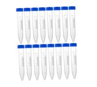 UTHCLO 30pcs Centrifuge Tubes with Screw Caps Graduated Transparent Test Vials for Lab Sample Storage and Liquid Experiments and Practical for Scientific and Household Use