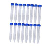 UTHCLO 30pcs Graduated Centrifuge Tubes with Screw Caps Plastic Vials for Scientific Experiments Laboratory Biochemistry Molecular Biology Use