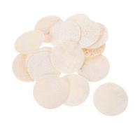 UTHCLO 30pcs Natural Loofah Face Scrubber Pad Smooth and Refined Texture, Gentle Exfoliating Facial Sponge for Deep Cleansing Skin, for Traveling After Workouts