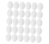 UTHCLO 30pcs Realistic Solid Plastic Pigeon Eggs Set for Preventing Laying Sturdy Plastic Eggs for Pigeon Nest Deterrent in Aviaries and Cages