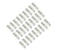 UTHCLO 30pcs Screw Buckles for Bracelet Jewelry Connectors Lightweight Replaceable Copper Clasps Silver Simple Stylish Design for DIY Jewelry Making and Repair