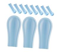 UTHCLO 30pcs Silicone Ear Wax Removal Spoon Covers Replacement Tips for Adults Teens Comfortable Visible Ear Cleaning Sleeves Soft Lightweight Easy to Replace and Carry