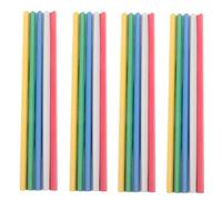 UTHCLO 30Pcs Sliding Bar Binder Clips Plastic Loose Leaf Document Binding Folder Bars for Organizing Project Presentation DIY with Sturdy Material in Red Yellow Green Blue White