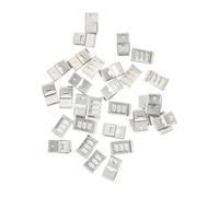 UTHCLO 30pcs Stainless Steel Solar Panel Cable Clips for Trailer Frame Wire Management Installation Edges Photovoltaic Cable Clamps for Safe Power Transmission