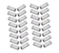 UTHCLO 32pcs Stainless Steel Signage Standoff Screws for Wall Mount Glass and Acrylic Displays Easy Install Display Hardware for Photo Frames Posters Advertising Boards