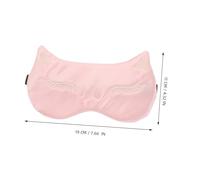 UTHCLO 3pcs Adjustable Cooling Satin Eye Mask with Reusable Ice Patches Blackout Sleep Mask for Men Women Lightweight Travel Nap Relaxation Eye Cover in Pink Cute Fox Design