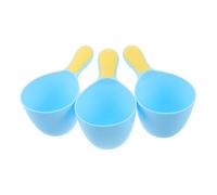 UTHCLO 3pcs Baby Hair Wash Jug Set with Ergonomic Nonslip Handle and Unique Curvature, Pp Plastic Rinse Cups for Bath Tub Cleaning Tasks, Comfortable Touch for Babies and Boys and Girls