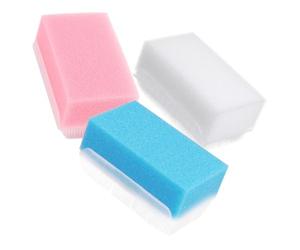 UTHCLO 3pcs Bathing Brush Set for Sensory Training and Bath Time, Portable Sponge and Plastic Shower Brush Sensory Development, for Parents