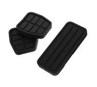 UTHCLO 3pcs Car Pedal Rubber Pad Clutch Pedal Pads Replacement Covers Black Plastic