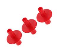 UTHCLO 3pcs Drum Kit Accessories Cymbal Seat Sleeves Double Headed Plastic Cymbal Mount Bracket Components for Drum Hardware