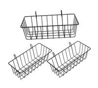 UTHCLO 3pcs Iron Rabbit Hay Feeder Hollow Basket for Small Pets Cage Feeding Slow Hay Dispenser Easy to Clean and Stable Animal Supply