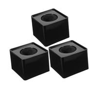 UTHCLO 3pcs Microphone Logo Flag Stations Square Mic Flags for Interviews Public Speaking Recording with Stylish Modern Design Easy Installation