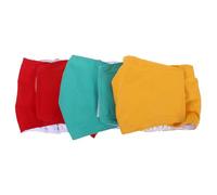 UTHCLO 3pcs Reusable High Absorbency Belly Bands for Male Dogs Washable with Design Leakproof Dog Wraps for Incontinence Potty Training and Urine Protection Fits Puppies and Adult Small