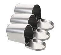 UTHCLO 3PCS Small Mailbox Shaped Christmas Storage Tins Festive Tinplate Candy Cookie Containers for Stocking Stuffers and Holiday Decor Multipurpose Treat and Card Organizer