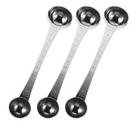 UTHCLO 3pcs Stainless Steel Coffee Scoops Set with Long Handle, Lightweight and Corrosion Resistant Measuring Spoons for Accurate Coffee, Tea, Sugar and Milk Mixing