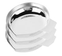 UTHCLO 3Pcs Stainless Steel Scale Trays for Electronic and Milligram Scales Smooth Surface Food and Gemstone Weighing Pans Practical Tool for Precise Daily Use