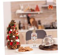UTHCLO 3pcs Traditional Nutcracker Soldiers Christmas Decor Gold Desktop Ornaments for Holiday Display and