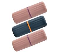 UTHCLO 3pcs Travel Toiletries Plastic Toothbrush Holder Box Portable Empty Wash Cup for Business Trips and Daily Use