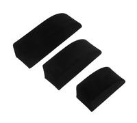 UTHCLO 3pcs Velvet Jewelry Display Stand Small Medium Large Necklace Busts with Earring Display Board for Home Shop Exhibition Space-saving Vertical Design to Highlight Earrings and