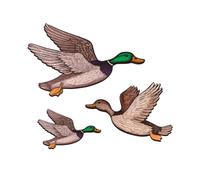 UTHCLO 3pcs Wood Hanging Ornaments Duck Hunting Decor Wall Mounted Wall Decoration Duck Rustic Coastal Decor Wood Creative Outdoor Hanging Pendant