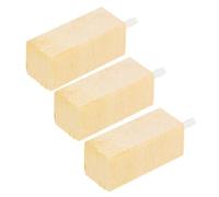 UTHCLO 3pcs Wooden Bubble Stone Air Diffuser for Aquarium Fish Tank Protein Skimmer Oxygen Air Stone Bubble Bar Oxygen Diffuser Tool for Marine and Freshwater Tanks