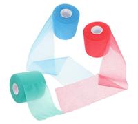 UTHCLO 3rolls Skin-Friendly Elastic Sports Wraps Durable Training Bandage Tapes for Wrist Ankle Knee Comfortable for Gym Outdoor Activities