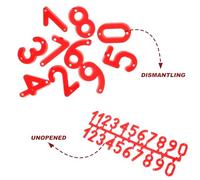 UTHCLO 3sets Plastic Beekeeping Numbers for Hive Identification Outdoor Number Signs with Secure Attachment Clear Legible Marking for Easy Beekeeper Hive Management Professional Apiary